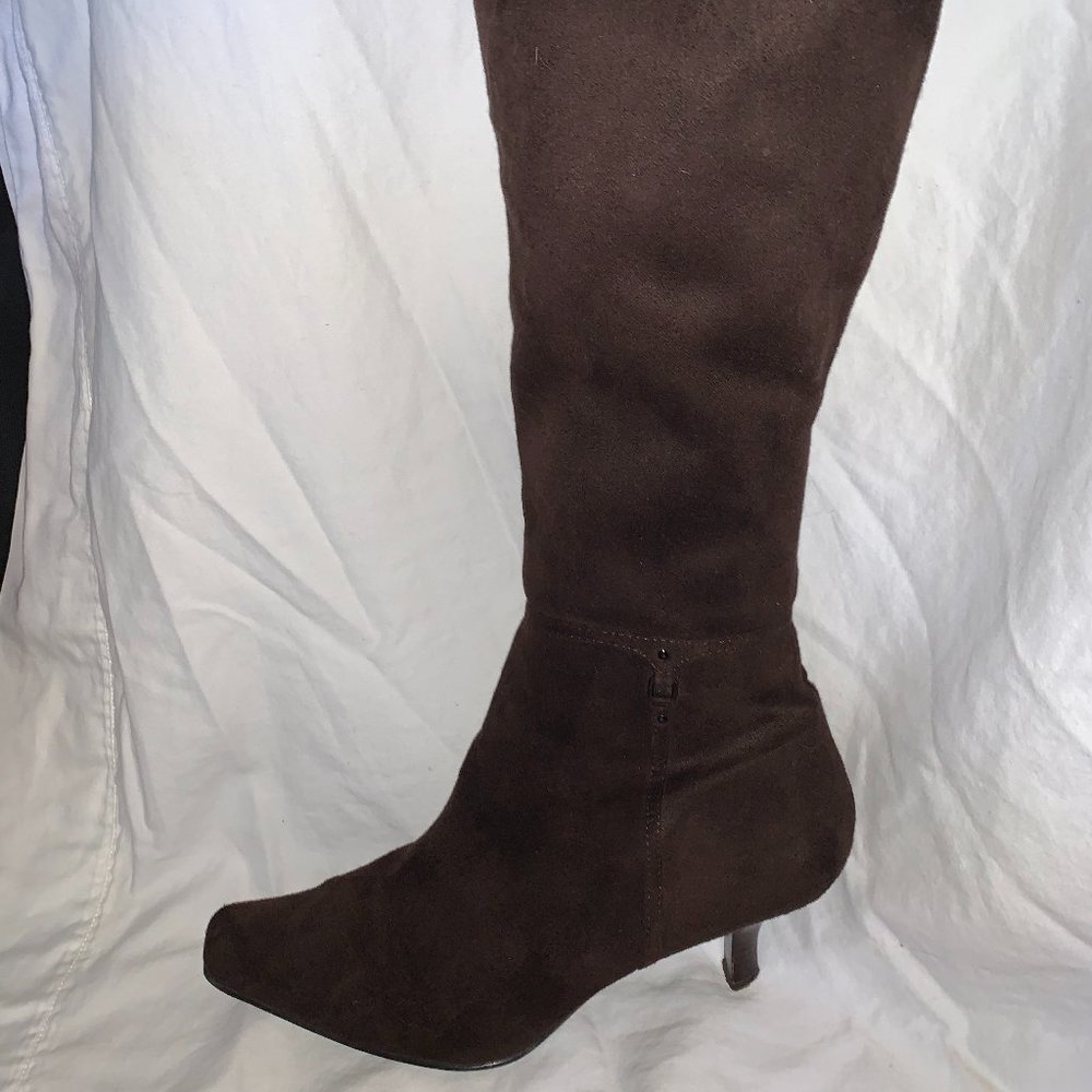 Liz Claiborne Knee High Faux Suede Boots